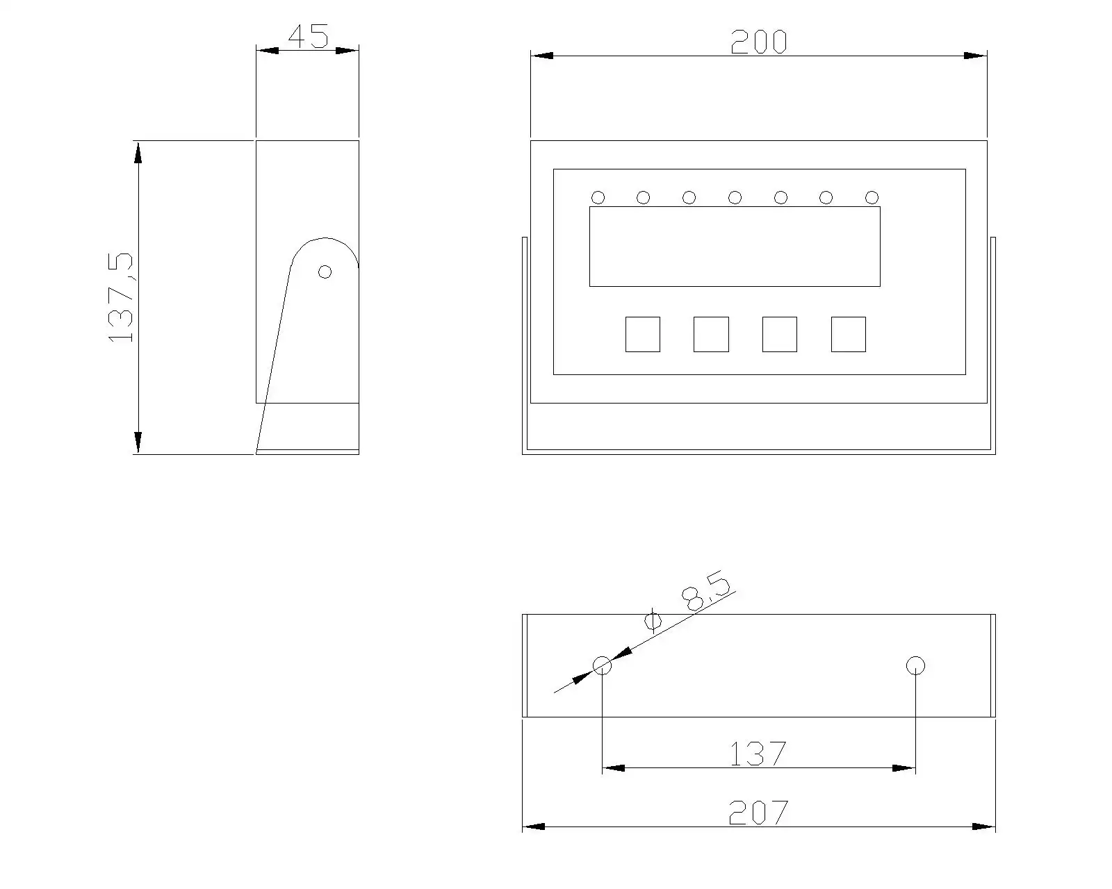Plano indicador VBASIC