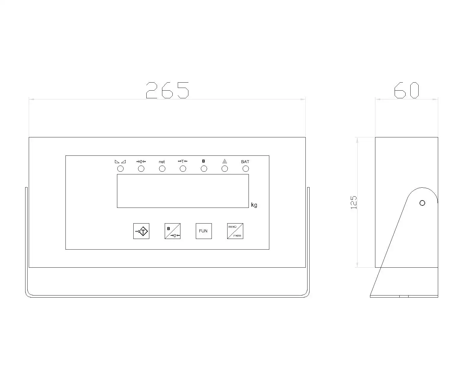 Plano indicador VN1 doble display